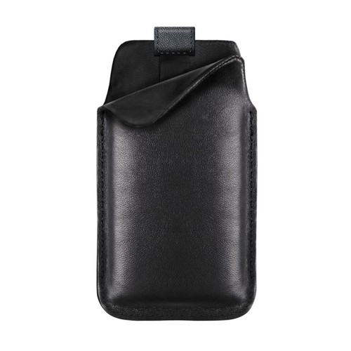 Suncase Custodia Originale In Vera Pelle Per Gigaset GL590 – Colore Caffè Antico, Realizzata A Mano, Con Chiusura Magnetica E Passante Per Cintura, Fodera In Velluto - 2