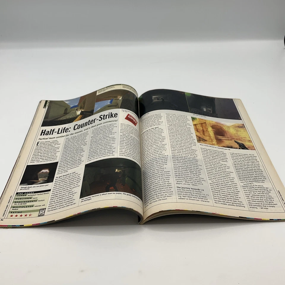 2001 March Computer Games Magazine # 124 Dungeon Siege Wizardry 8 - Image 2 of 3