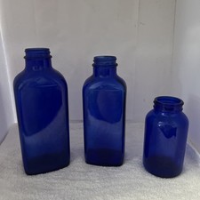 cobalt blue glass Bottles