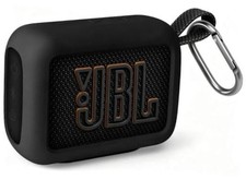 Silicone Cover for JBL Go 5 Case, Soft Flexible Scratch Resistant Black