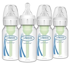 Dr. Brown  s Baby Bottles set of 4 4oz - 0 / BPA Free / Level 1- Slow Flow 0m 