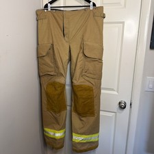 Lion Apparel Firefighter Turnout Bunker Pants Clean Janesville with Liner 44x36