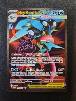 Pokémon ME04: Chaos Rising Mega Greninja ex 100/086 Ultra Rare English NM