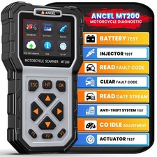 Ancel Mt200 Atv Utv Motorcycle Diagnostic Tool Motor Scan Anti-theft System Test