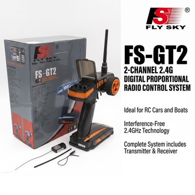 Flysky FS-GT2 RC Transmitter Unique ID Stable Signal High Receiving Sensitivity