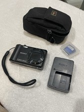 Sony Cyber-shot DSC-H55 14.1MP 10x Zoom Digital Camera w Case Charger SD Tested