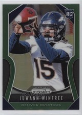 2019 Panini Prizm Rookies Green Prizm Juwann Winfree #387 0rd2