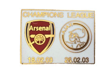 Arsenal v Ajax Champions League Match Badge
