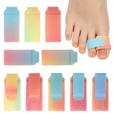 10 Pcs Hammer Toe Wraps Reusable Fabric Hammer Toe Corrector for Men Women ...