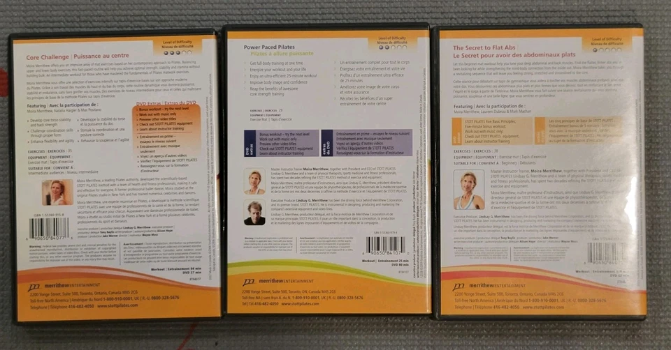 2 juegos de DVD Stott-Pilates Foto 3 de 4