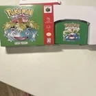 Nintendo N64 Pokémon Green Version Game Requires Expansion Pak with Box