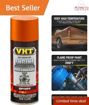 High Heat Metallic Spray Paint Burnt Copper 11oz Engine Hot Heat Resistant