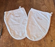 Set of 2 Allen Edmonds Cotton Shoe Dust Bags Flannel Drawstring Storage Travel