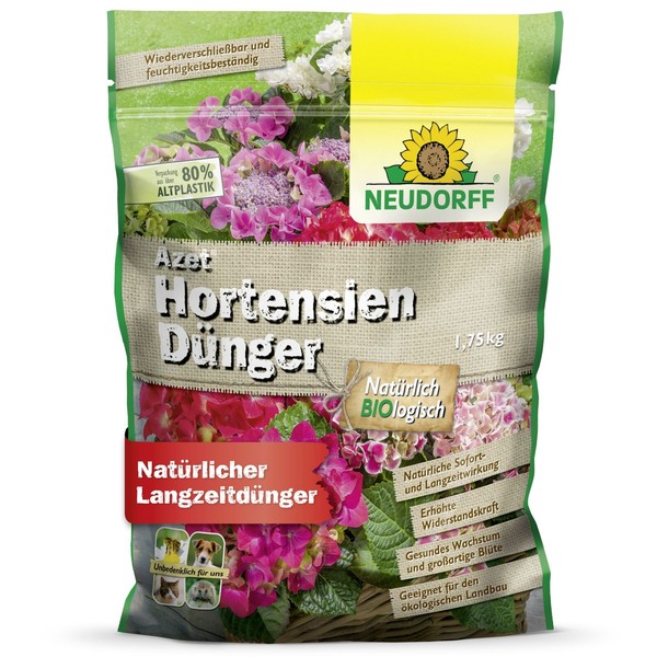 Neudorff Azet Hortensien DüNger 1,75 Kg HortensiendüNger KameliendüNger Kamelien-image