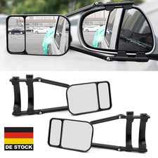 2-tlg Caravanspiegel Wohnwagenspiegel Aufsetzspiegel Universal für Pkw und Bus