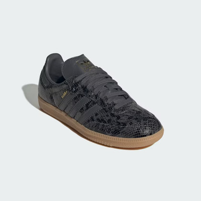 JQ3532 adidas Originals Samba OG Snakeskin Core Black Grey Six Gum (Herren)
