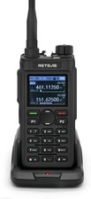 Retevis C62 Dual-Band Walkie Talkie 2000mAh AI Noise Reduction Type-C – Black