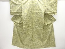 7686450: JAPANESE KIMONO / UNUSED OMESHI KIMONO / SILK / NISHIJIN / WOVEN PINE