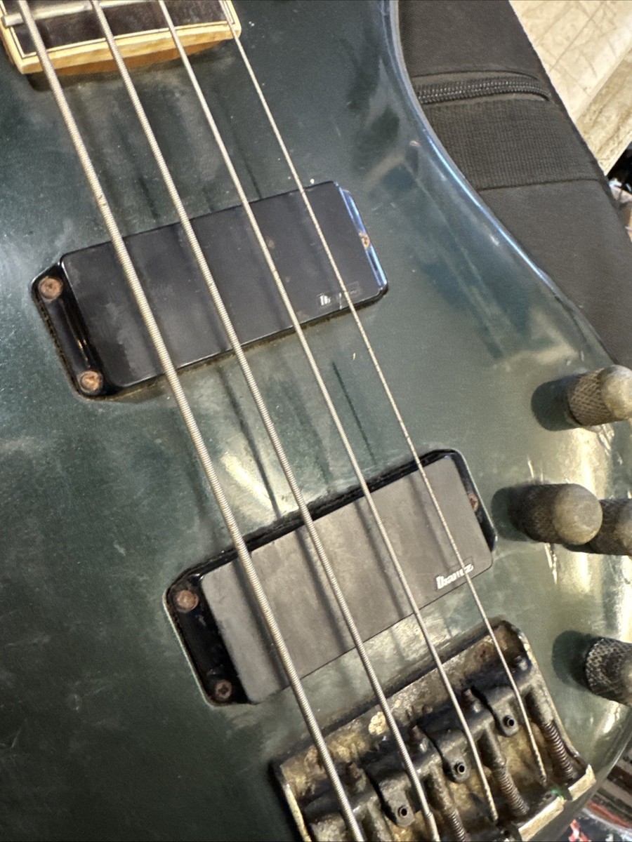 Rare 1986 Japan Ibanez Pro Line bass PL5050- Green Active