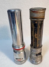 Vintage RayOVac,Flashlight's,2Total,for parts or repair.