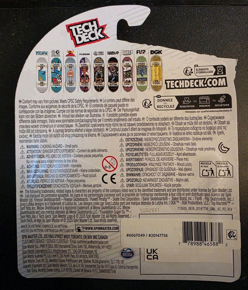 Tech Deck DGK Série 14 Ultra Rare – Fingerboard Neuf Sous Blister