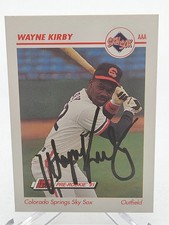 1991 Line Drive Pre-Rookie AAA #87 WAYNE KIRBY Signed Autographed Card. rookie card picture