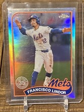 2024 Topps Chrome Update Mets Francisco Lindor 35th Anniversary 89CU-20