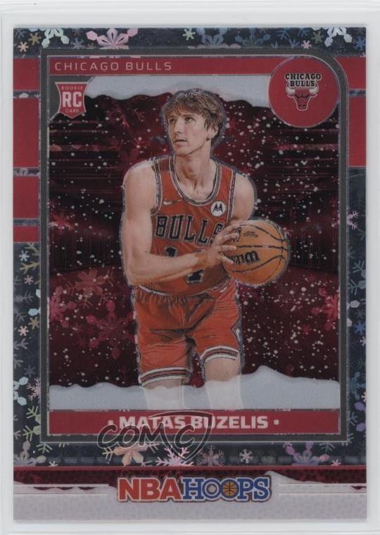 2024-25 Panini NBA Hoops Rookies Premium Winter Prizm Matas Buzelis #241 10z3