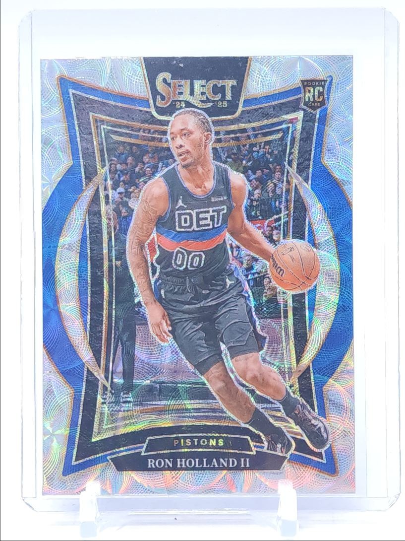 RON HOLLAND II 2024-25 SELECT CONCOURSE ROOKIE SCOPE PRIZM PISTONS RC Q3879