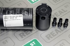Mishimoto Universal Compact Baffled Oil Catch Can 3-port Black 12 Hose Barb