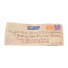 1959 Switzerland Airmail Envelope to Norton Air Force Base CA Helvetia Stamps
