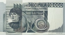 ITALY 10000 ITALIAN LIRA BANKNOTE 1979 OLD LIRE NOTE PRE - EURO EUROPE EU