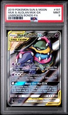Pokémon Muk & Alolan Muk GX 197/214 Alt Art SM Unbroken Bonds PSA 9 MINT on eBay
