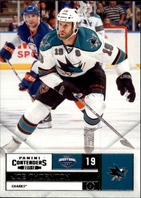 2011-12 Panini Contenders #19 Joe Thornton - HKY