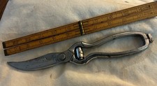 VINTAGE BOKER USA  POULTRY FISH SHEARS Kitchen SCISSORS BUTCHER KNIFE