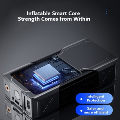 Auto Starthilfe mit Luftkompressoren Batterie Booster 8000mah Powerbank