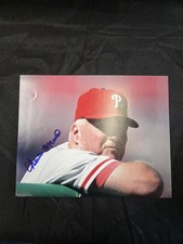 Charlie Manuel Philadelphia Phillies Signed 8x10 Photo #3 COA
