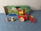 Vintage Ewok Fire Cart Star Wars 1984 Vintage Kenner Buckets Ladders Toy W/box