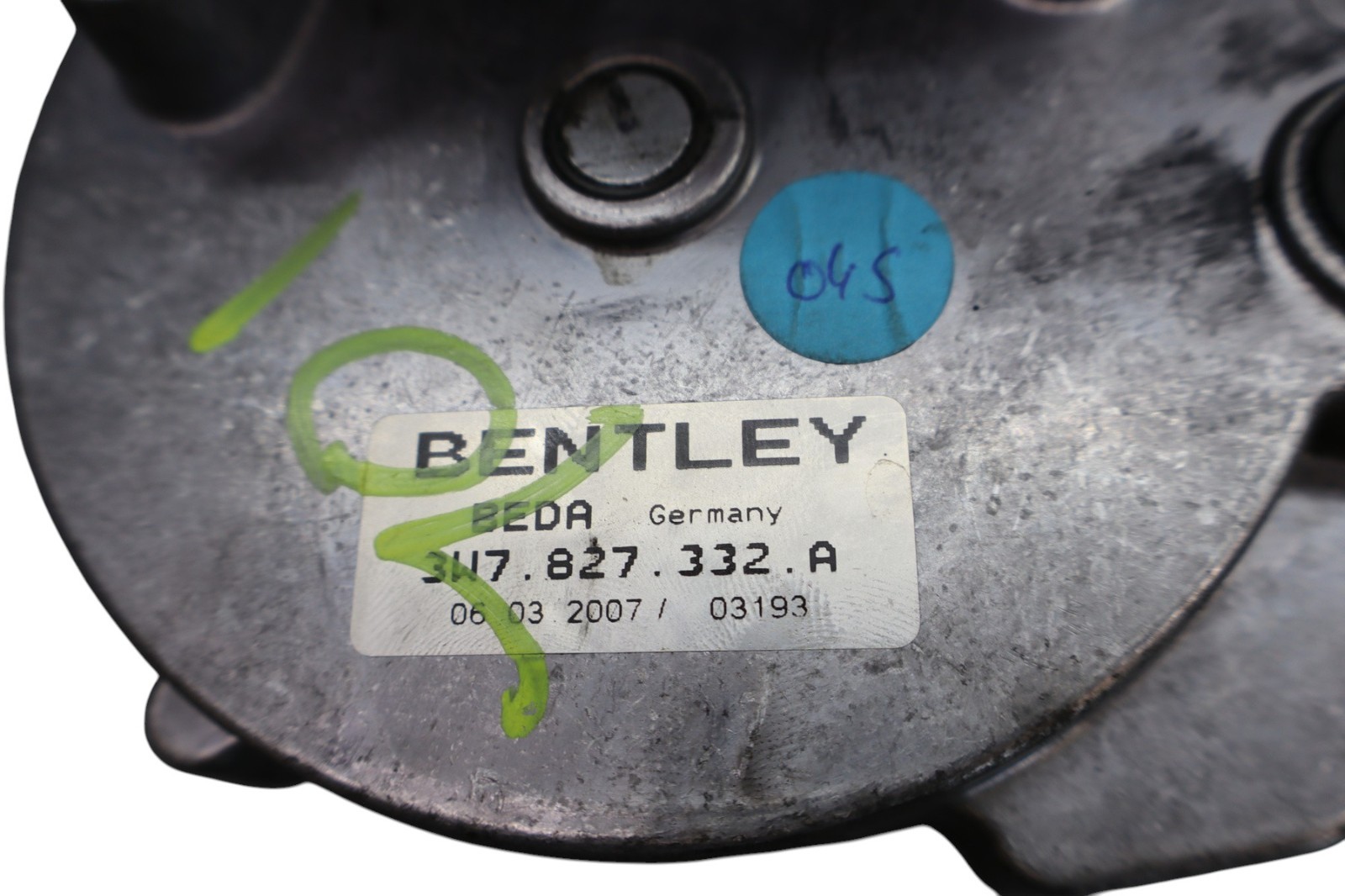 03-18 Bentley Continental Rear Trunk Power Decklid Lift Actuator 3W7827332 Oem