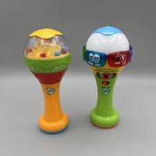LeapFrog Learn Groove Shakin' Colors Maracas Electronic Learning, Light-Up