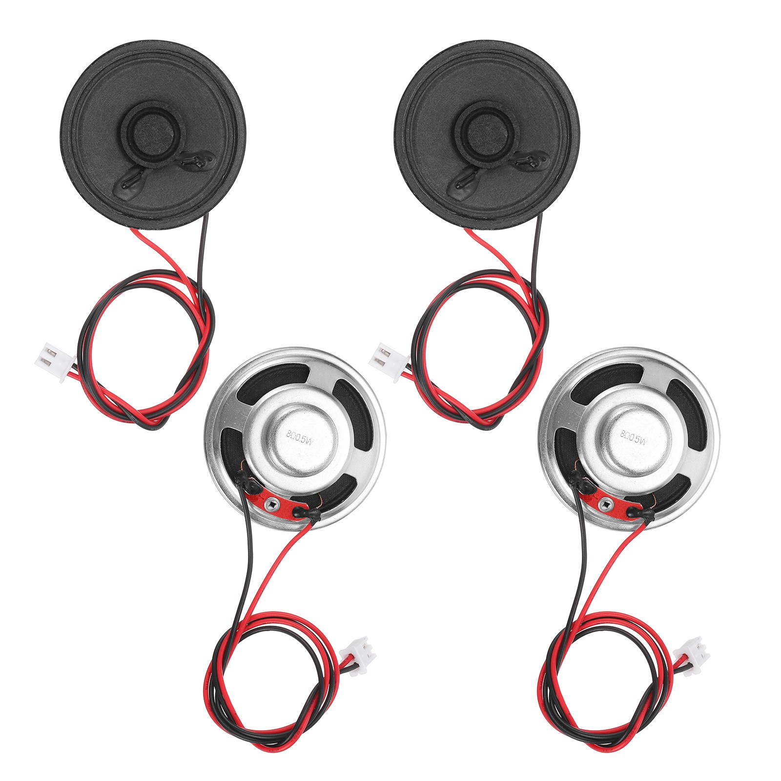 4pcs Internal Magnet Speaker 0.5W 8 Ohm 1.25mm Round Loudspe