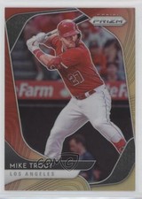2020 Panini Prizm Tier II Hot Box Red Orange Prizm Mike Trout #196 2rz