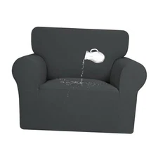  100% Dual Waterproof Couch Cover Slipcovers for Couches and Chair Dark Gray