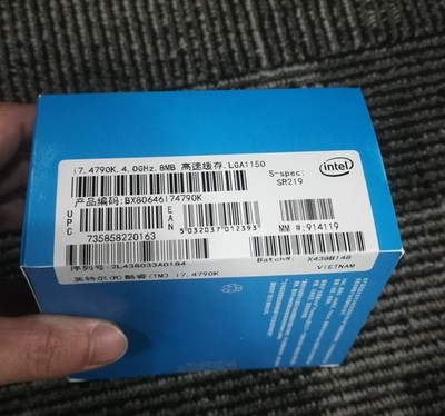   Core i7-4790K 4.00 GHz Quad-Core LGA1150 SR219 CPU Processor new in box #iv