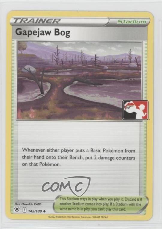 Gapejaw Bog Pokémon Sword & Shield Astral Radiance Pokemon League Promo #142