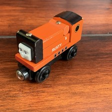 Rusty Thomas the Train Tank Engine Friends Wooden Railway Orange 5 2001
