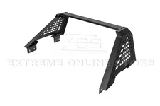 EOS BLACK REAR CARBON STEEL TRUNK BED SPORT ROLL BAR FOR TOYOTA TACOMA 2016-2023