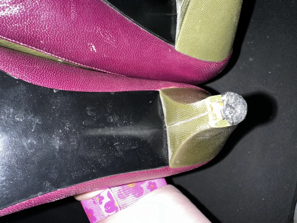 Zapatos de cuero marrón vintage Andrew Geller 7B Foto 4 de 4