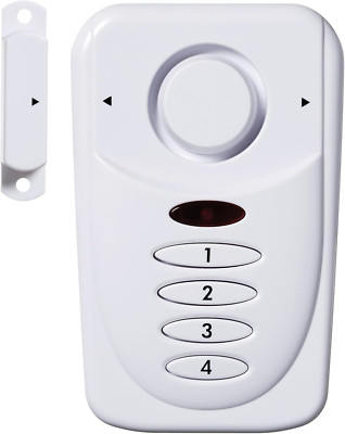 Elite Wireless Door Alarm with Exit/Entry Delay Mode, Home Mode & Keypad, Deters