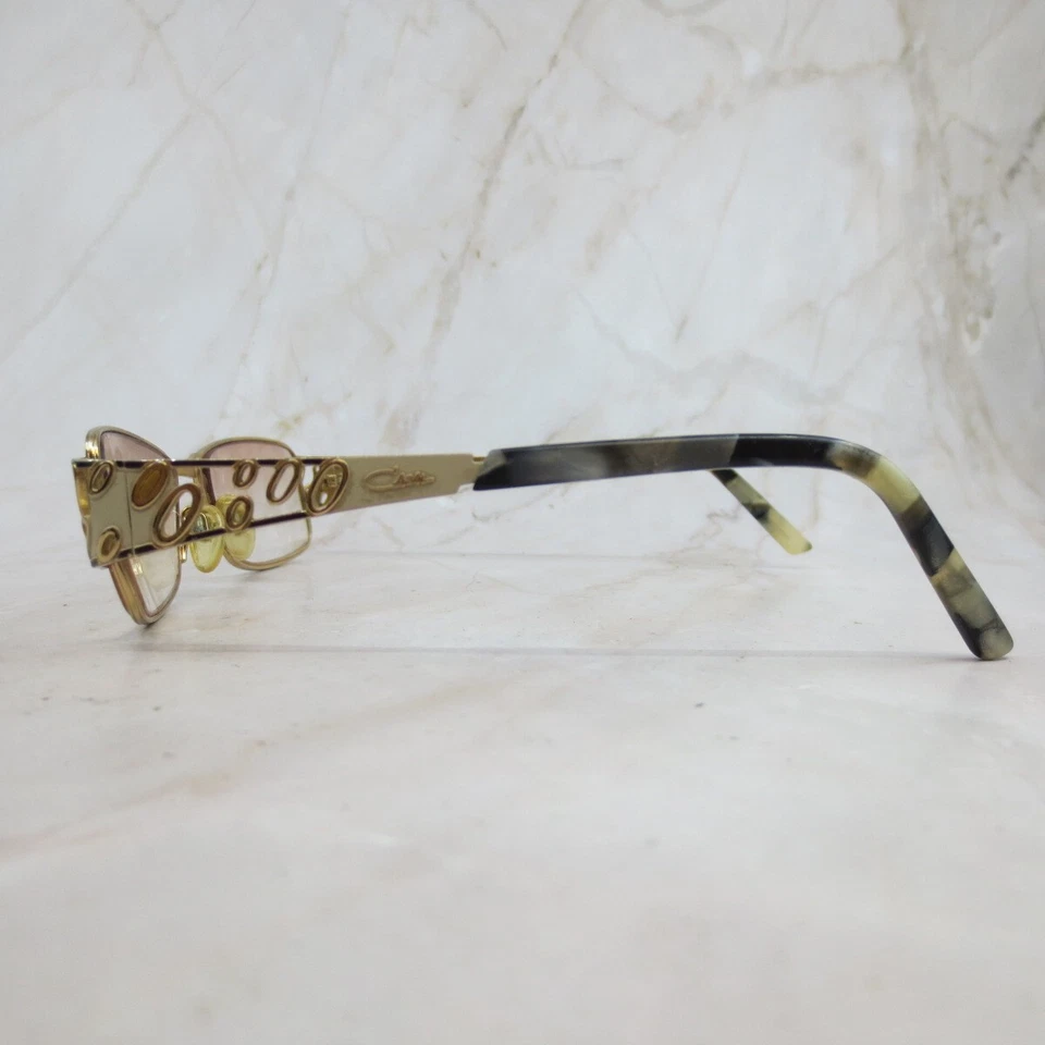 Gafas de sol Cazal montura mod.4164-col dorado tortuga metal medio borde rectangular Foto 3 de 4